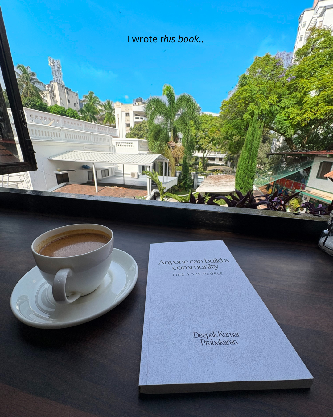 Anyone Can Build a Community — a book by Deepak Kumar Prabakaran